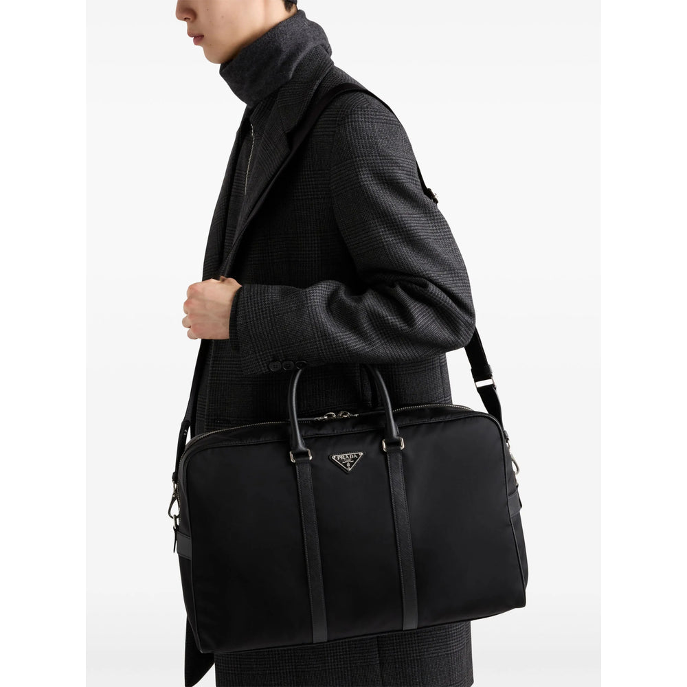 Prada Black Luggage & Holdalls Men