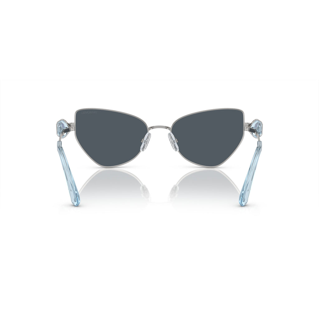 0Sk7003 Angular Cat-Eye Sunglasses with Crystal Embellishments