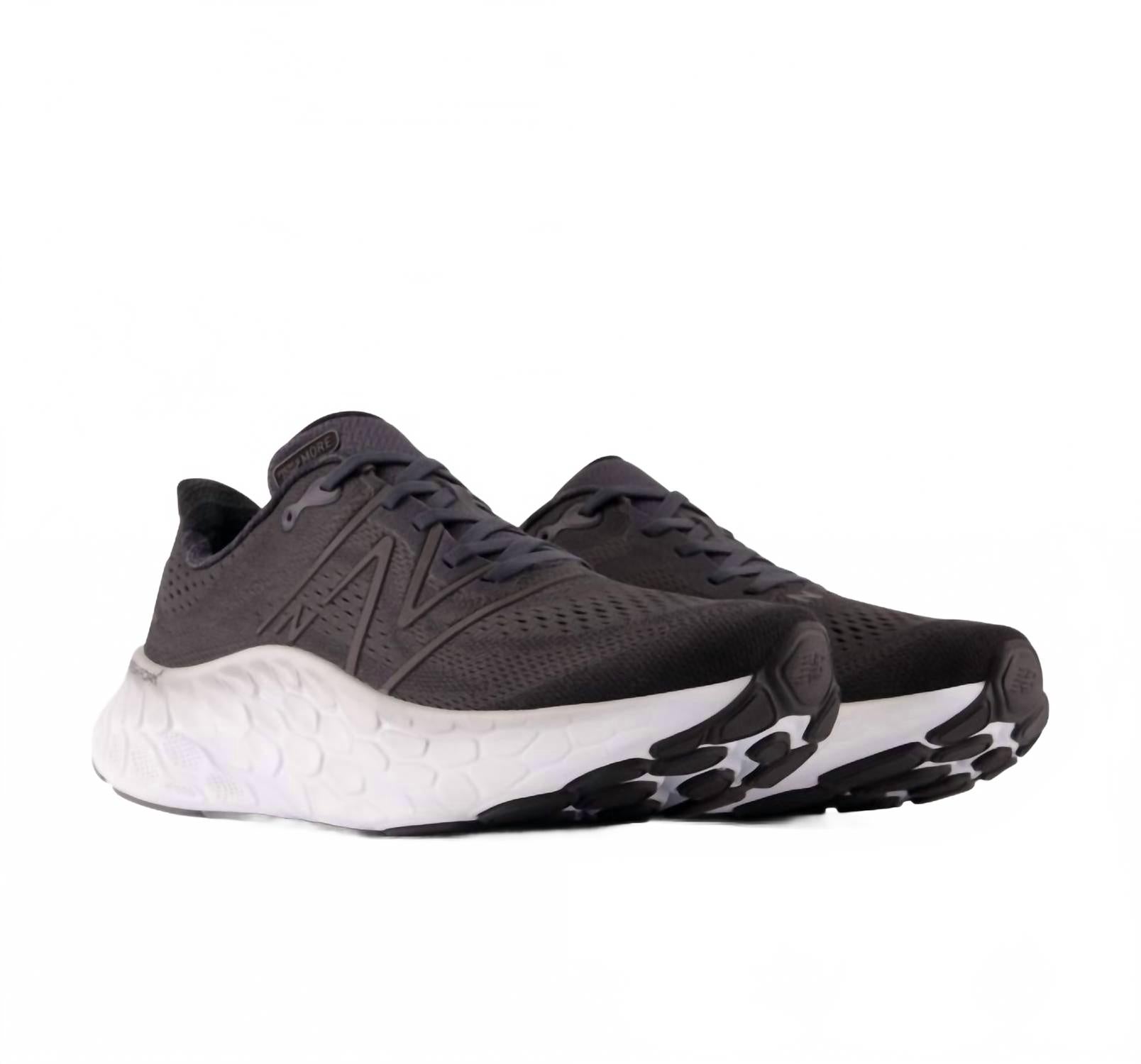 Men's Fresh Foam X More V4 Running Shoes In Black Phantom