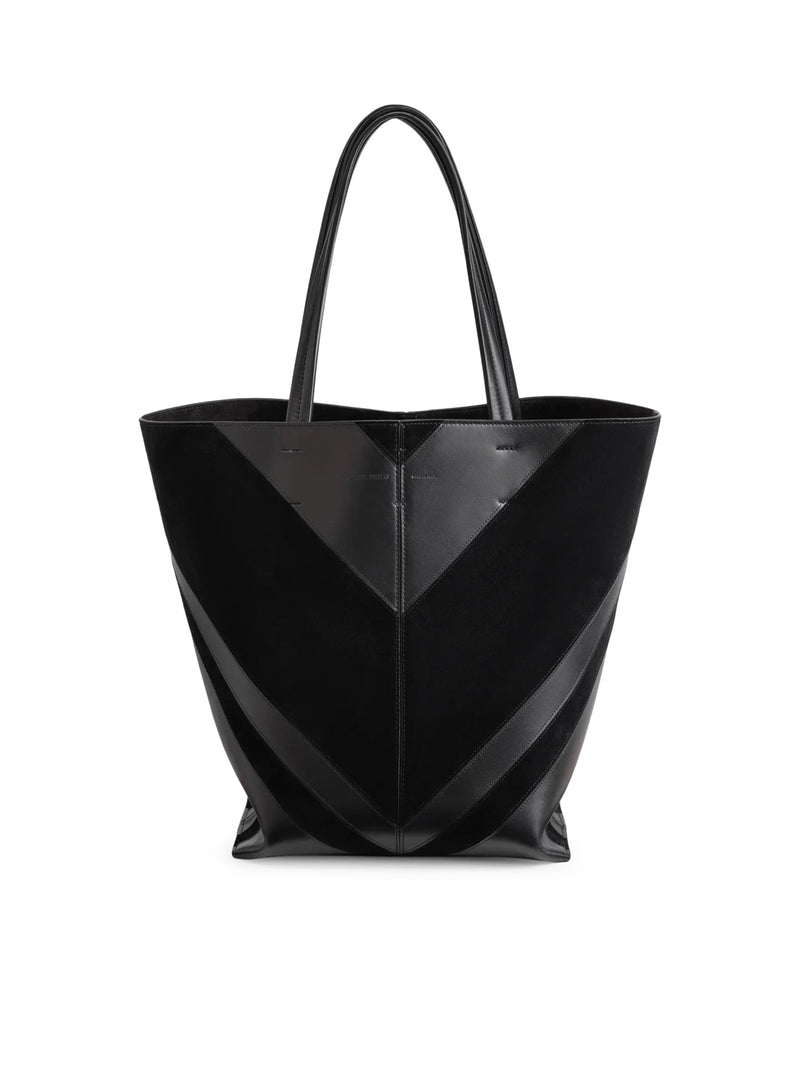 Phoebe Philo Women Black Suede Pot Cabas