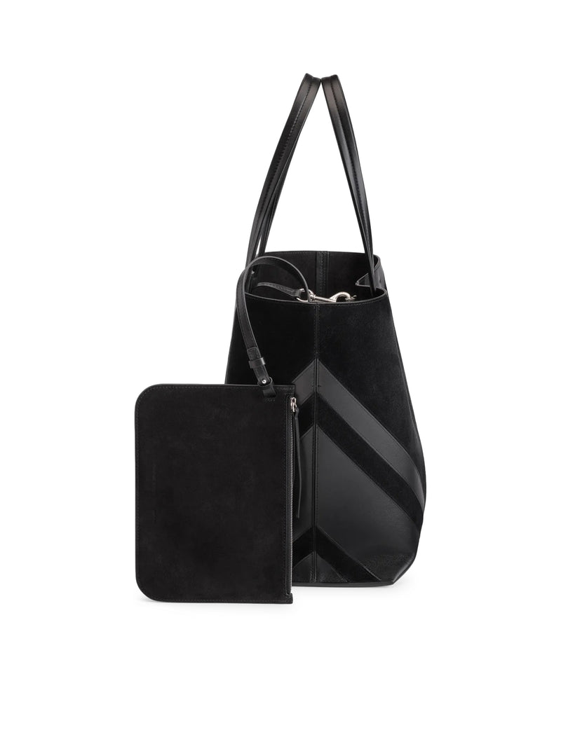 Phoebe Philo Women Black Suede Pot Cabas