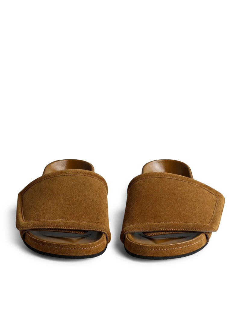 Phoebe Philo Women Chunky Suede Slides