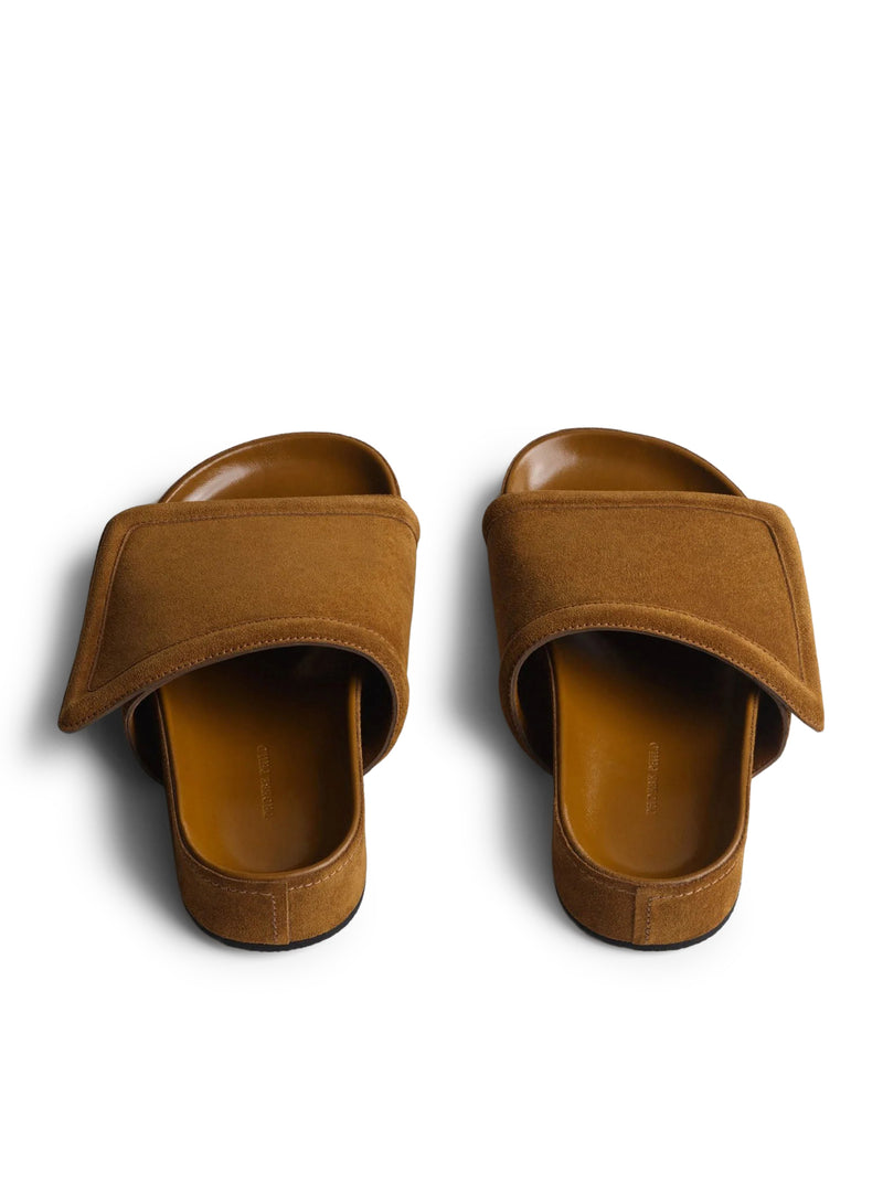 Phoebe Philo Women Chunky Suede Slides