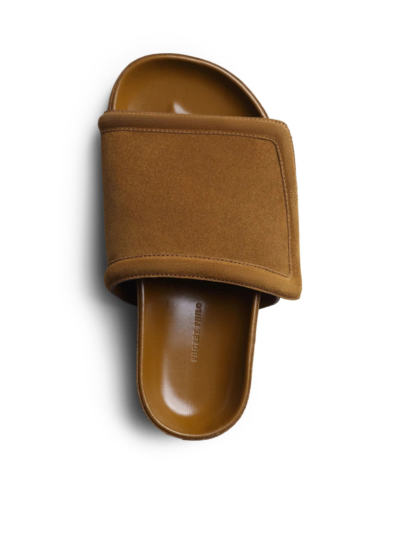 Phoebe Philo Women Chunky Suede Slides