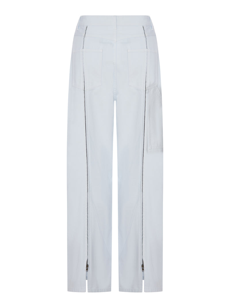 Phoebe Philo Women Jeans With Back Zip And Big Keith Pocket