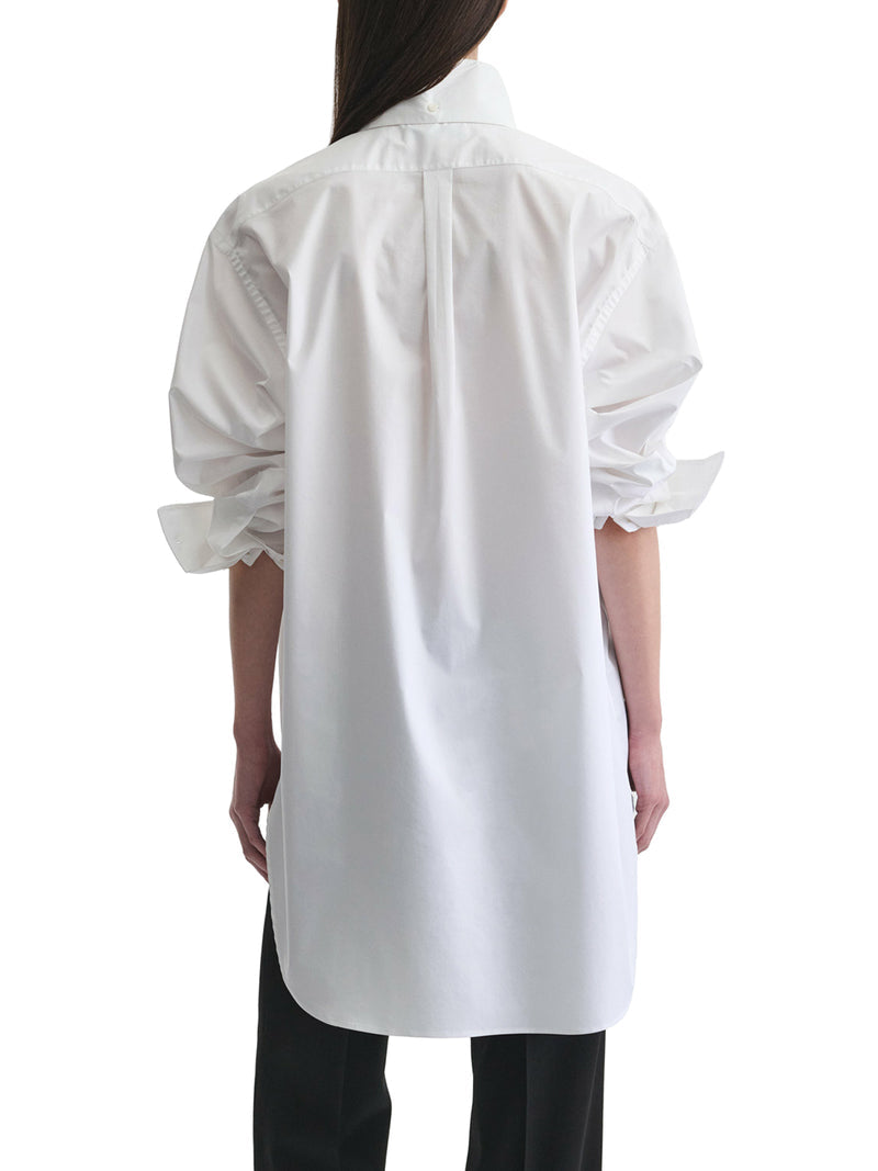 Phoebe Philo Women Custom Cotton Tuxedo Shirt