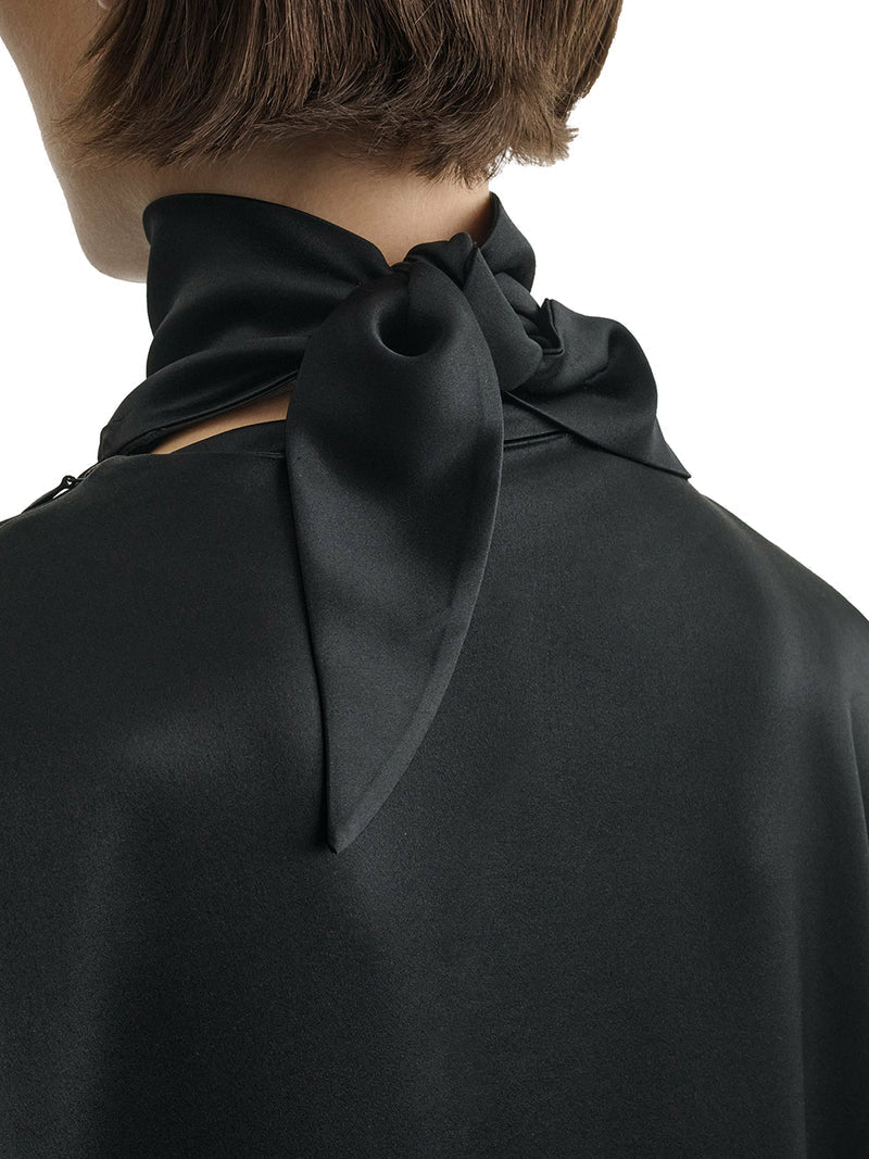 Phoebe Philo Women Silk Knot Neck Top