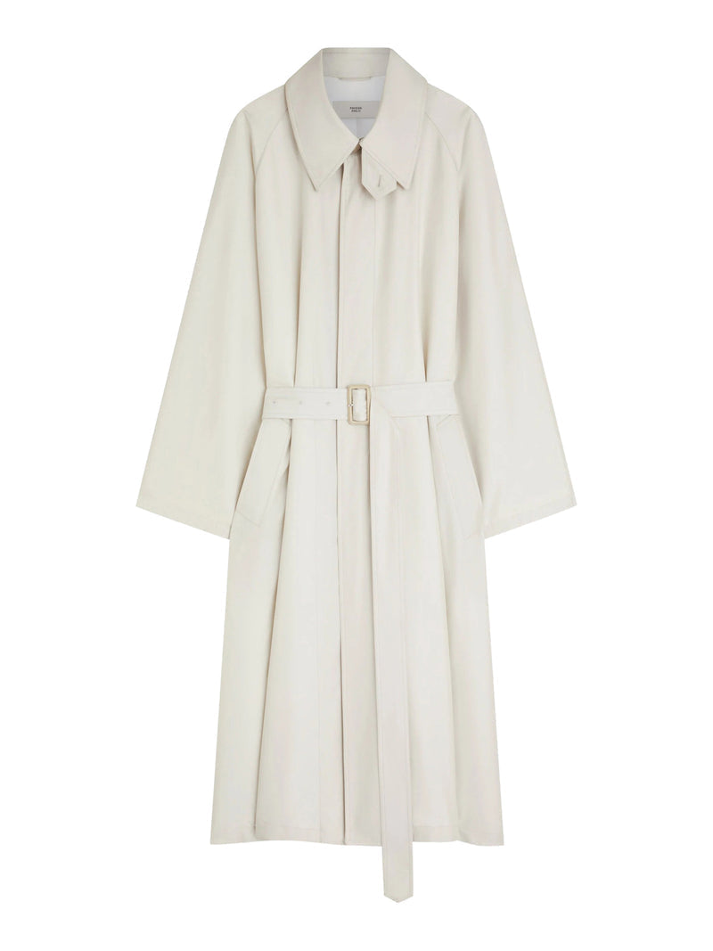 Phoebe Philo Women Big Silk Blend Trench Coat