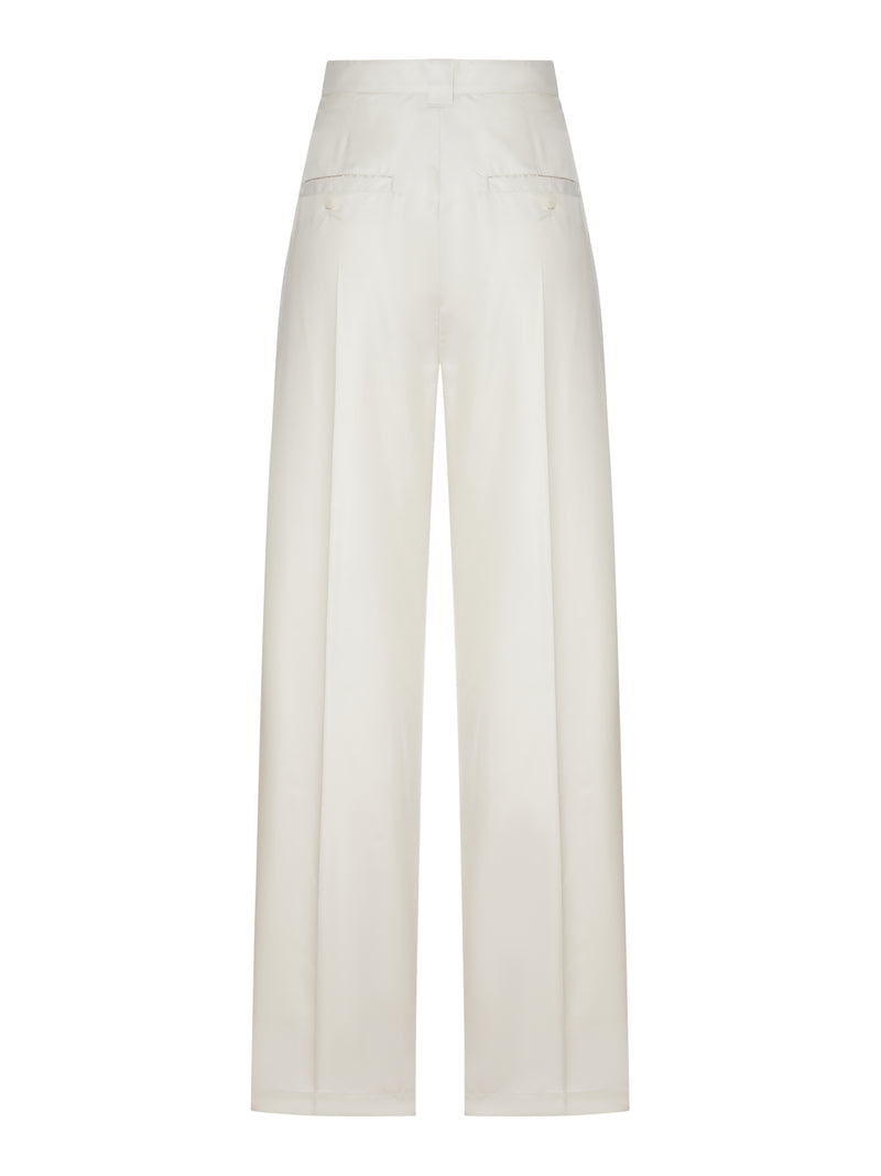 Phoebe Philo Women Silk Blend Chino Trousers