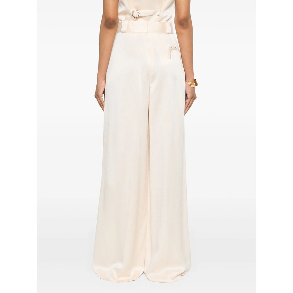 Blazé Milano Neutrals Trousers - Palazzo Pants Women