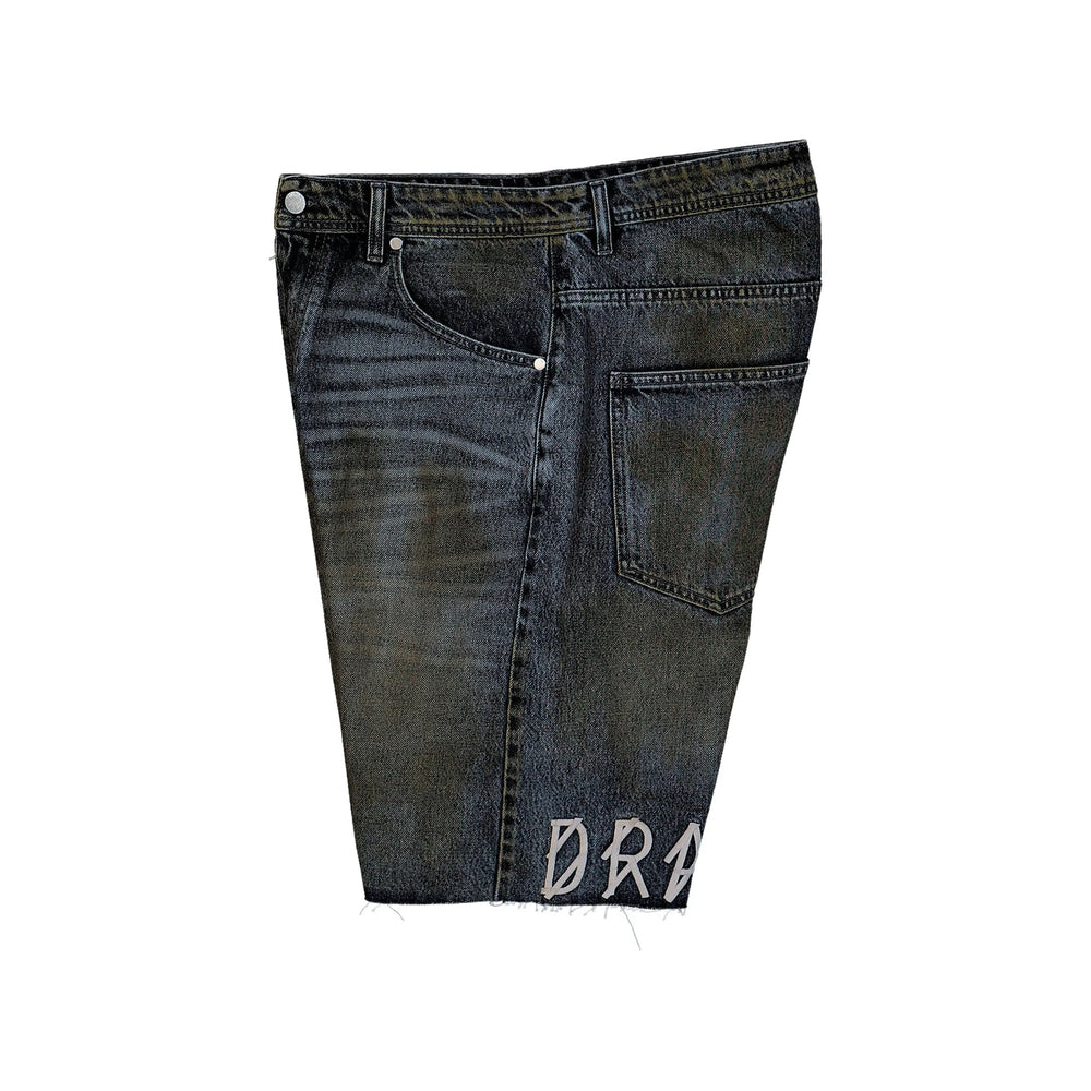 44 Label Group Black Shorts - Denim Shorts Men