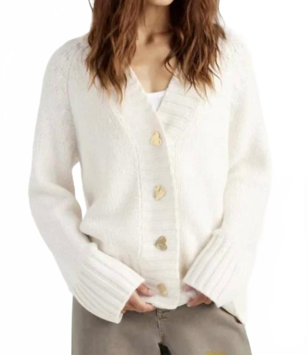 Hartley Cardigan In Snow