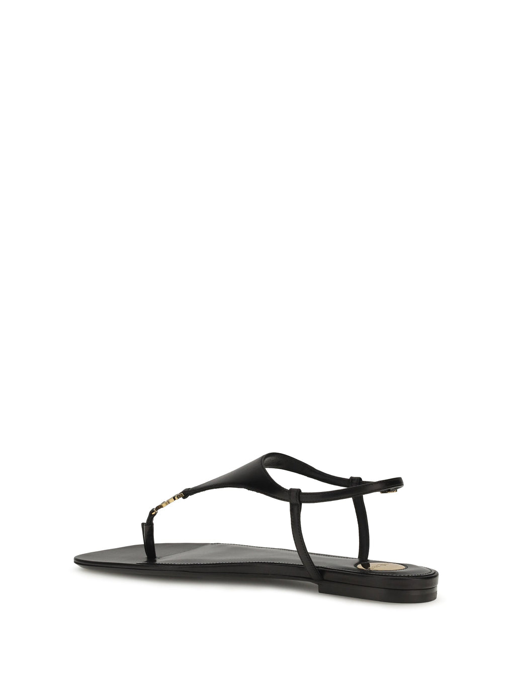 Saint Laurent Women Cassandre Leather Sandals