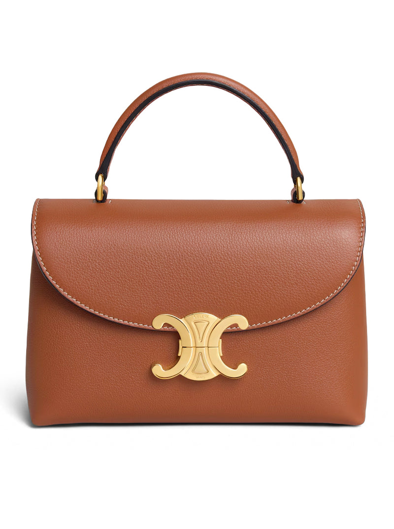 Celine Women Nino Teen Soft Bag In Grained Calfskin
