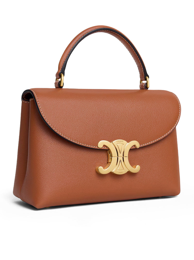 Celine Women Nino Teen Soft Bag In Grained Calfskin