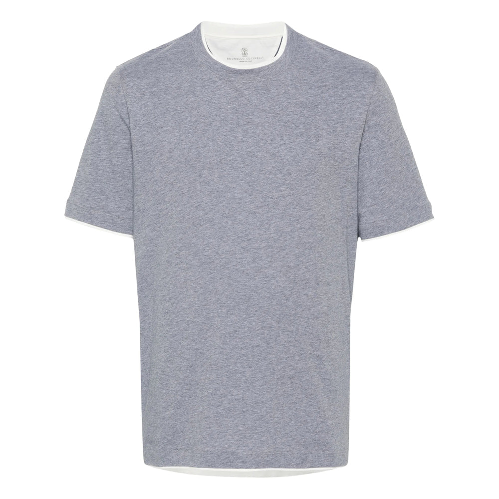 Brunello Cucinelli Grey T-Shirts & Vests - T-Shirts Men