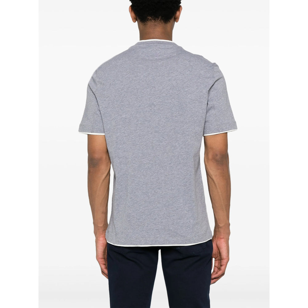 Brunello Cucinelli Grey T-Shirts & Vests - T-Shirts Men
