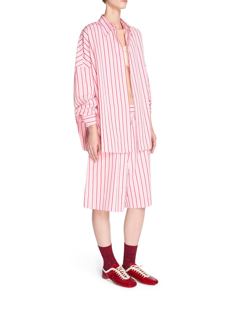 Dries Van Noten Women Striped Cotton Shirt