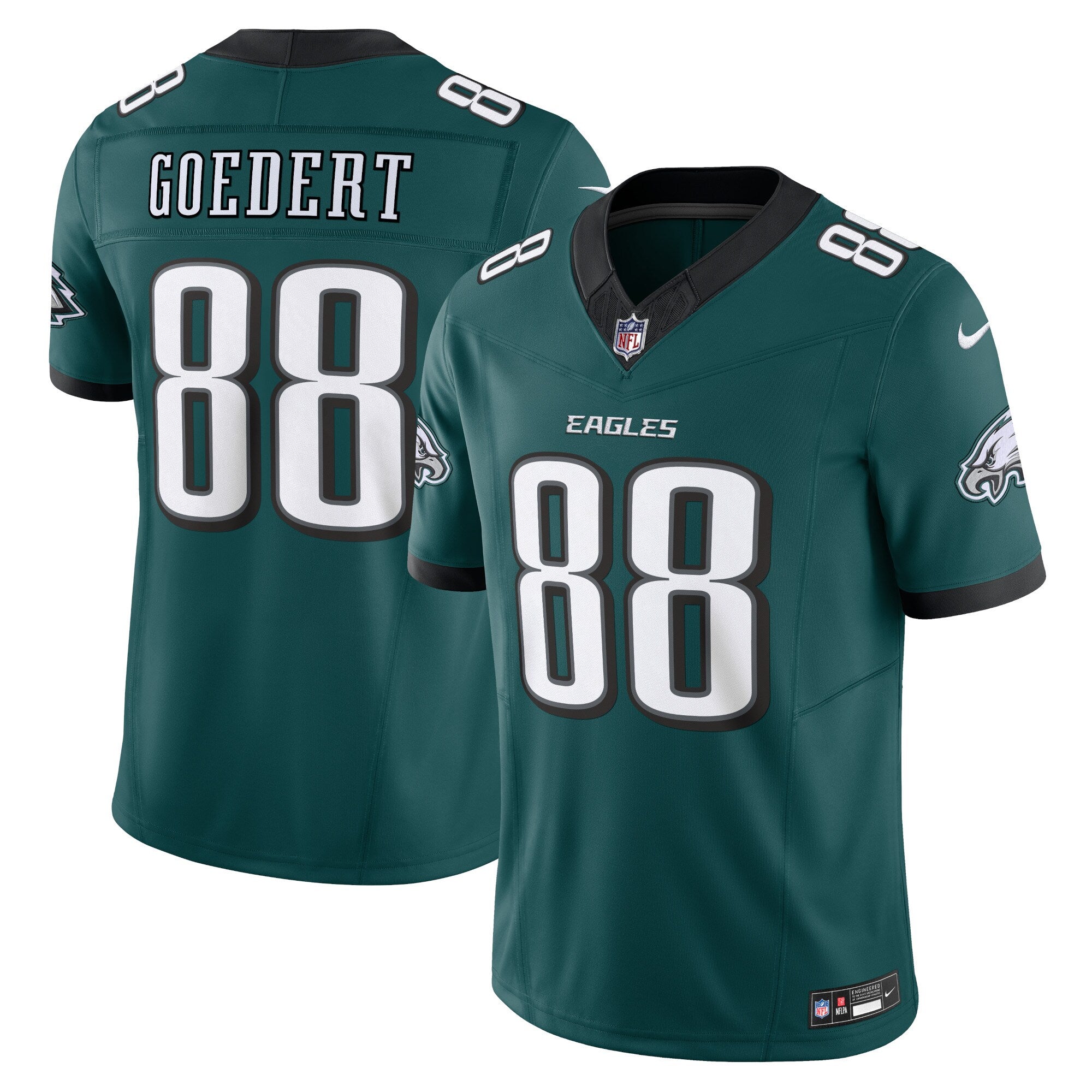 Philadelphia Eagles Dallas Goedert Midnight Green Vapor F.U.S.E. Limited Jersey
