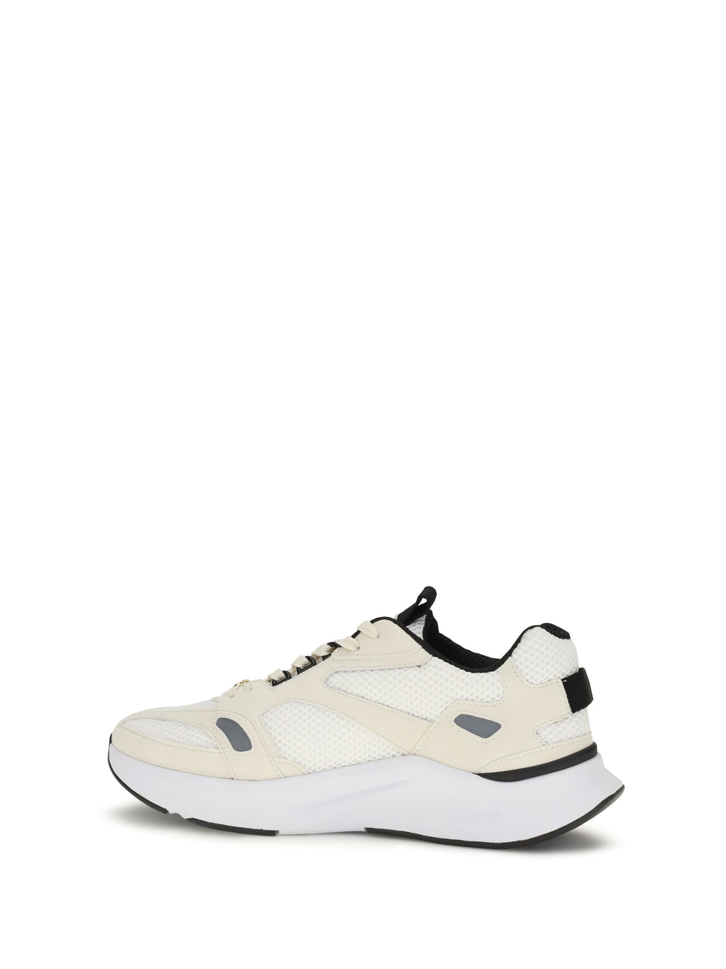 Valentino Garavani Men Demivee Mesh And Suede Sneakers