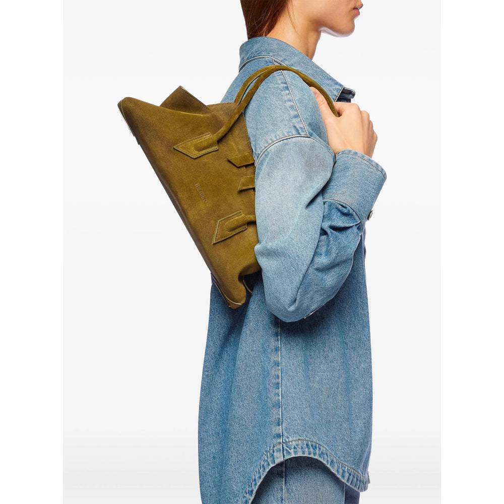 The Attico Green Shoulder Bags Women