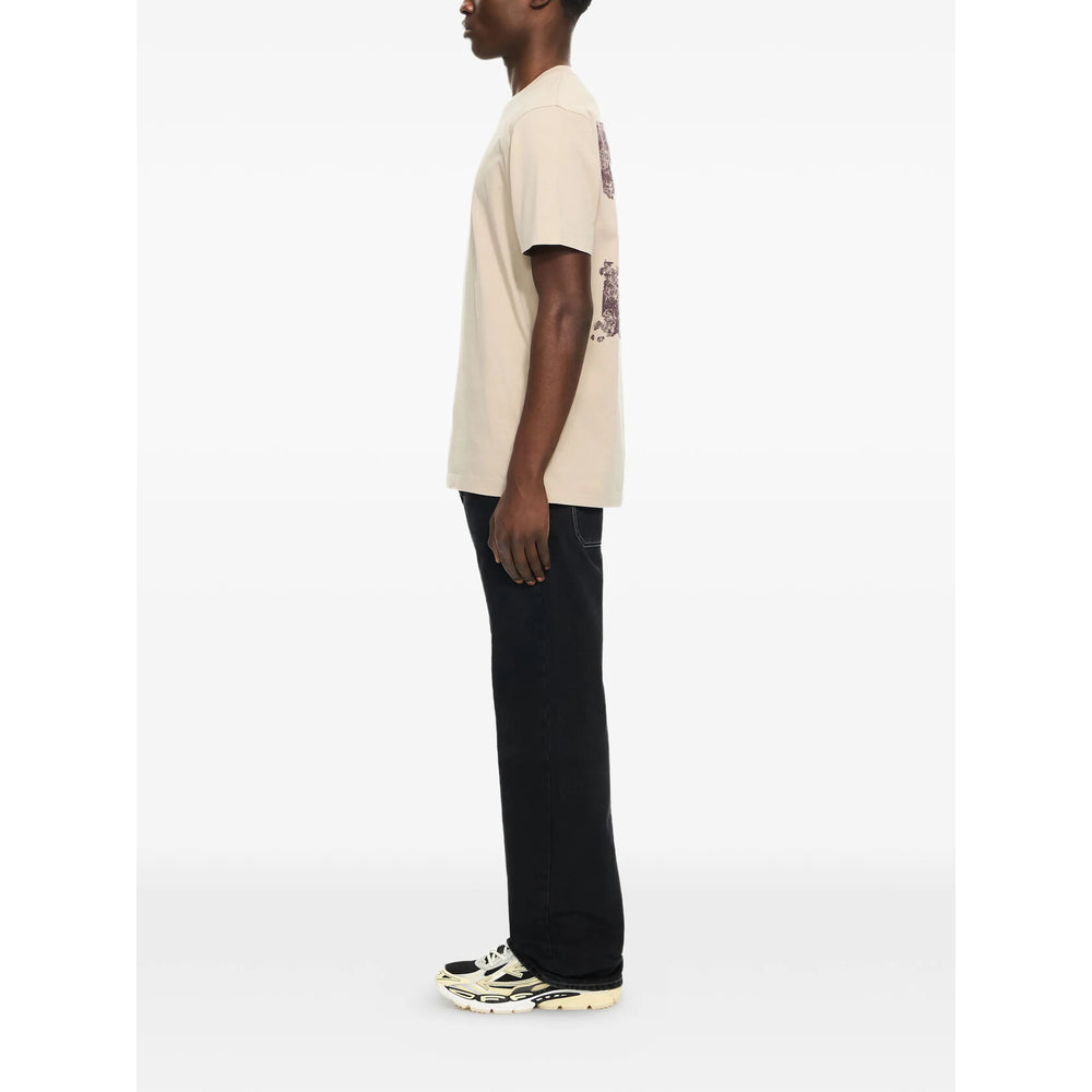 Off-White Neutrals T-Shirts & Vests - T-Shirts Men