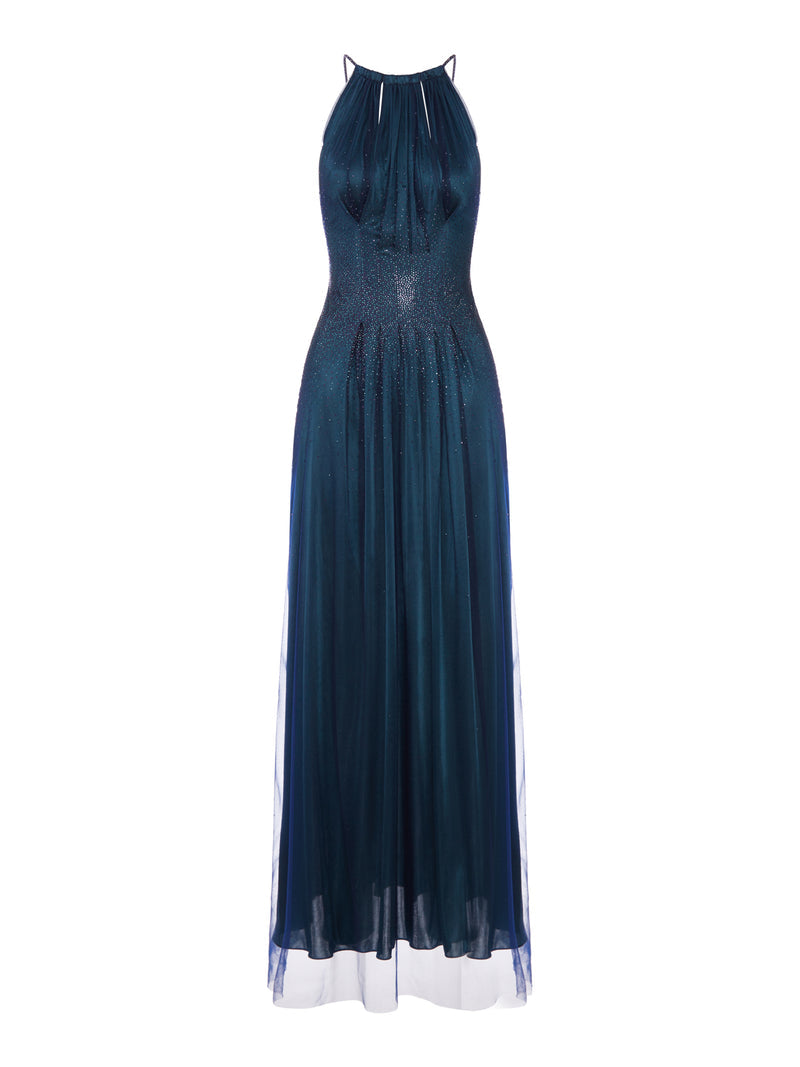 Giorgio Armani Women Jersey Dress With Rhinestone Detail