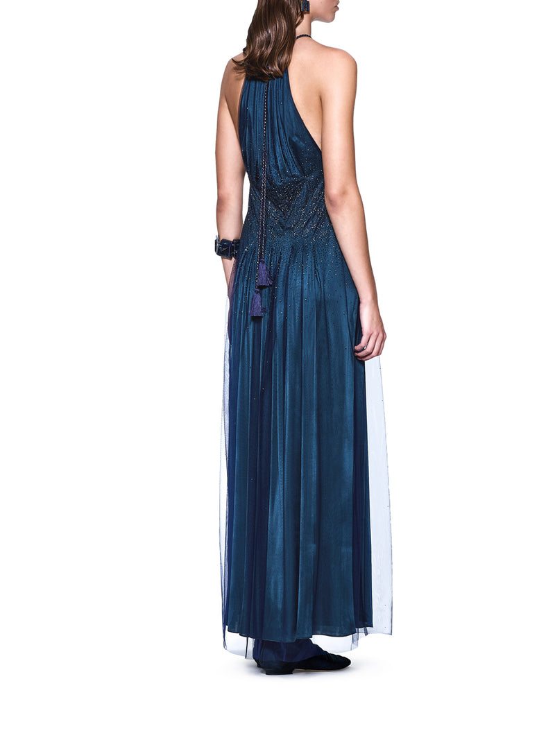 Giorgio Armani Women Jersey Dress With Rhinestone Detail
