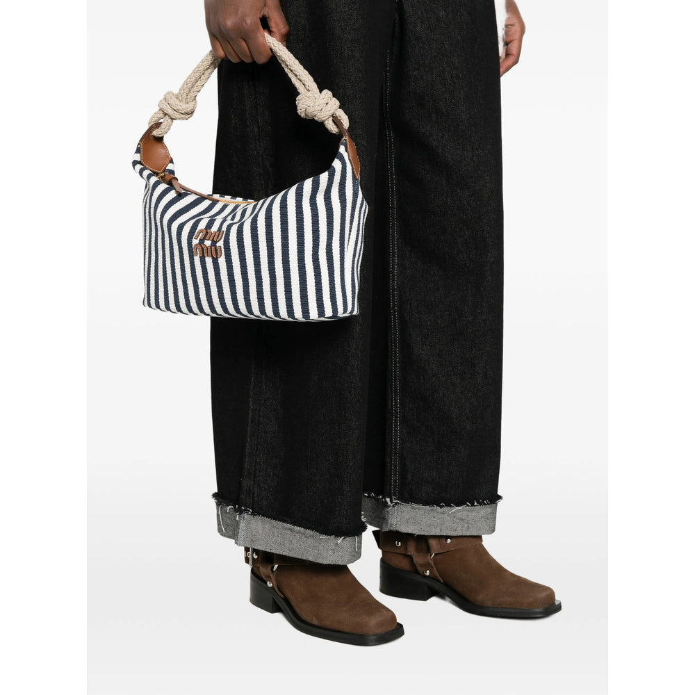 Miu Miu Blue Tote Bags Women