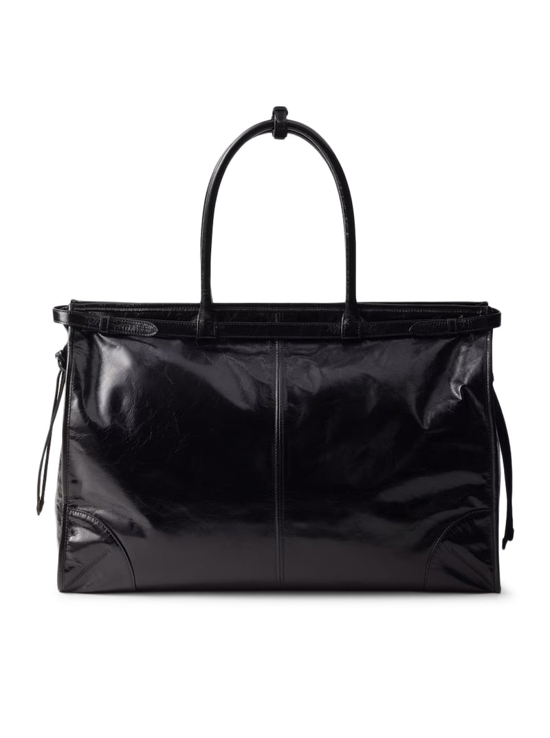 Prada Men Prada Bonnie Leather Shopping Bag