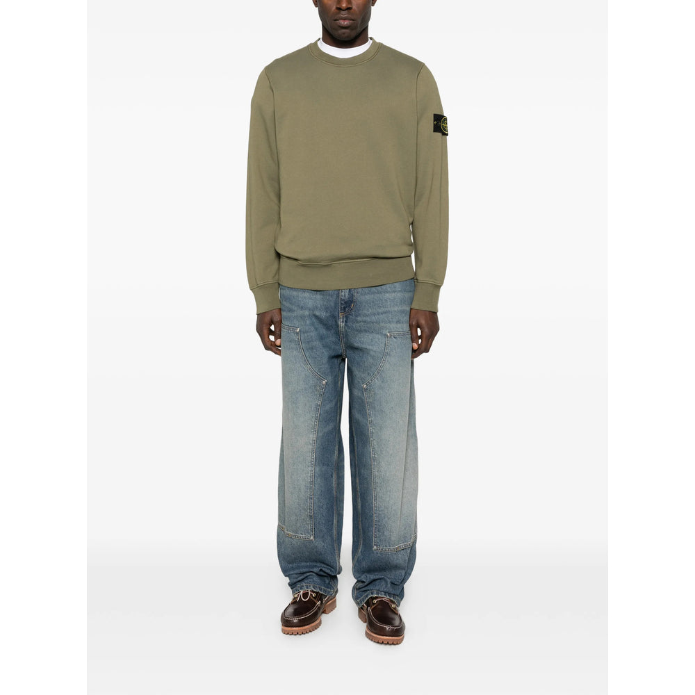 Stone Island Green Sweaters & Knitwear - Sweatshirts Men
