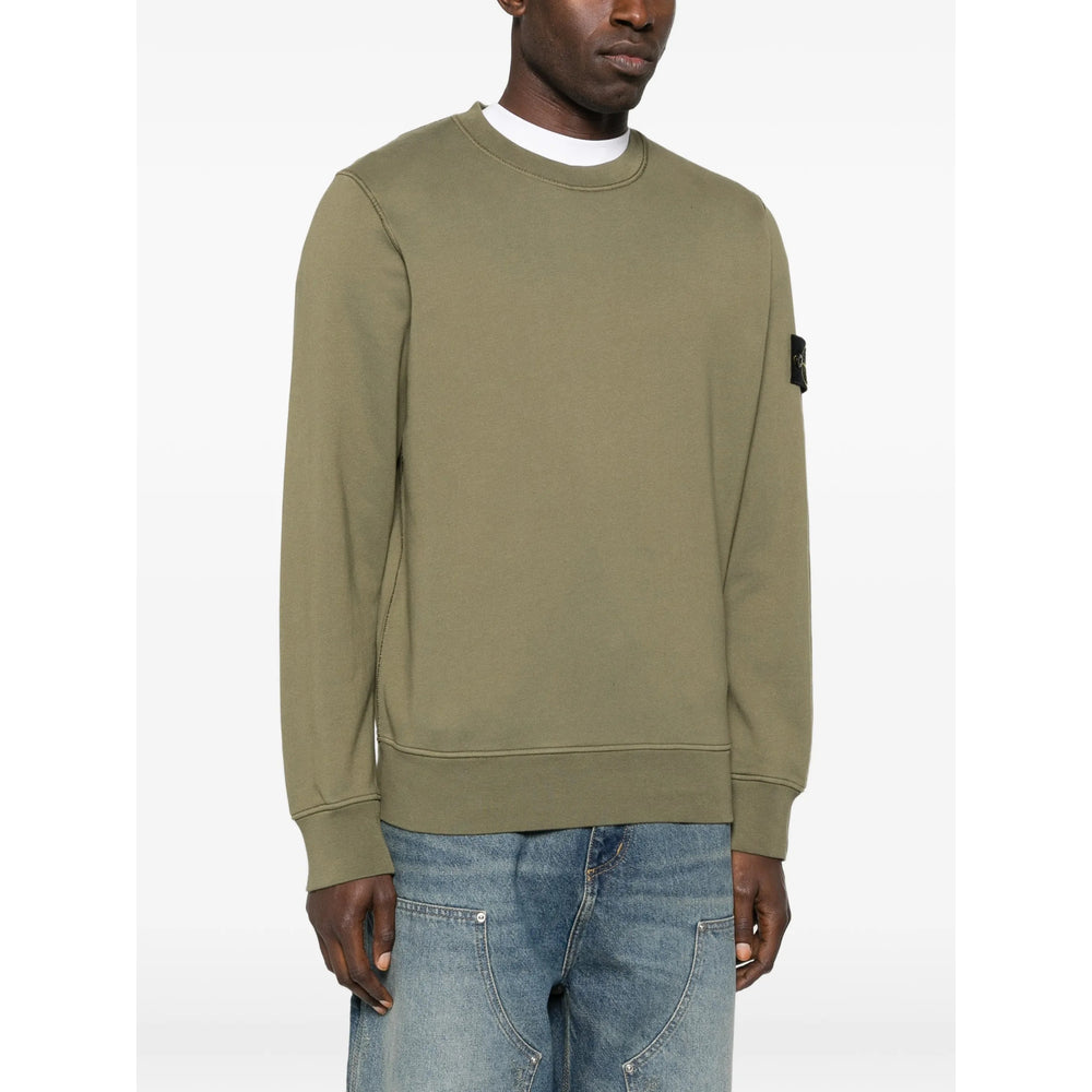 Stone Island Green Sweaters & Knitwear - Sweatshirts Men