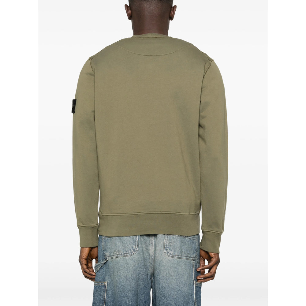 Stone Island Green Sweaters & Knitwear - Sweatshirts Men