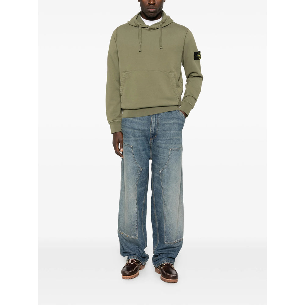 Stone Island Green Sweaters & Knitwear - Hoodies Men