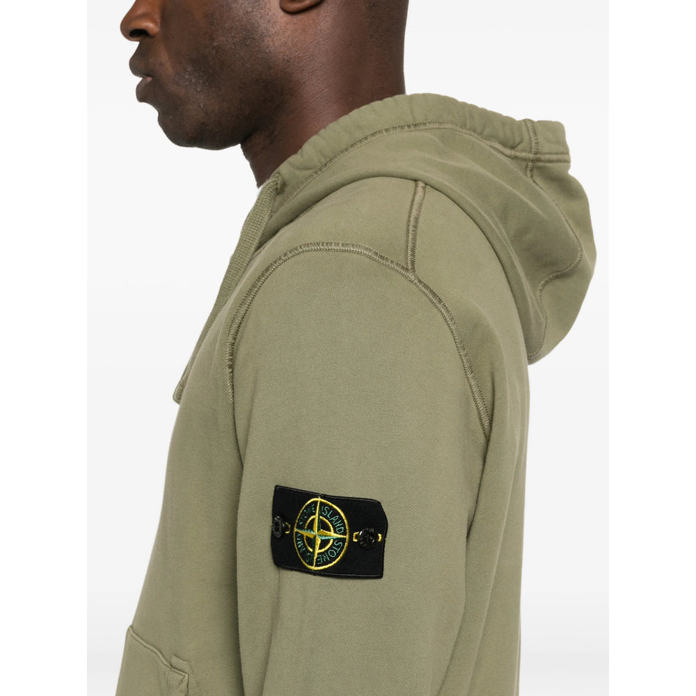 Stone Island Green Sweaters & Knitwear - Hoodies Men