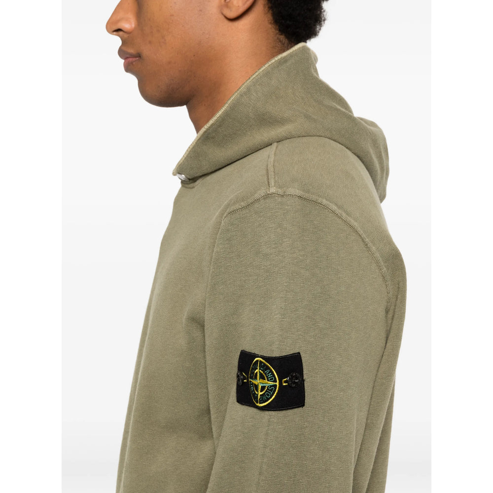 Stone Island Green Sweaters & Knitwear - Hoodies Men
