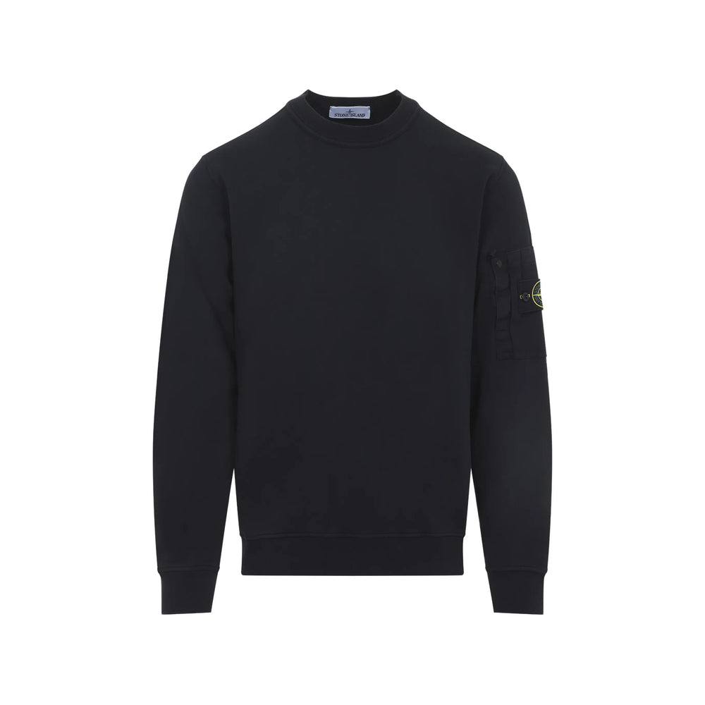 Stone Island Black Sweaters & Knitwear - Sweatshirts Men