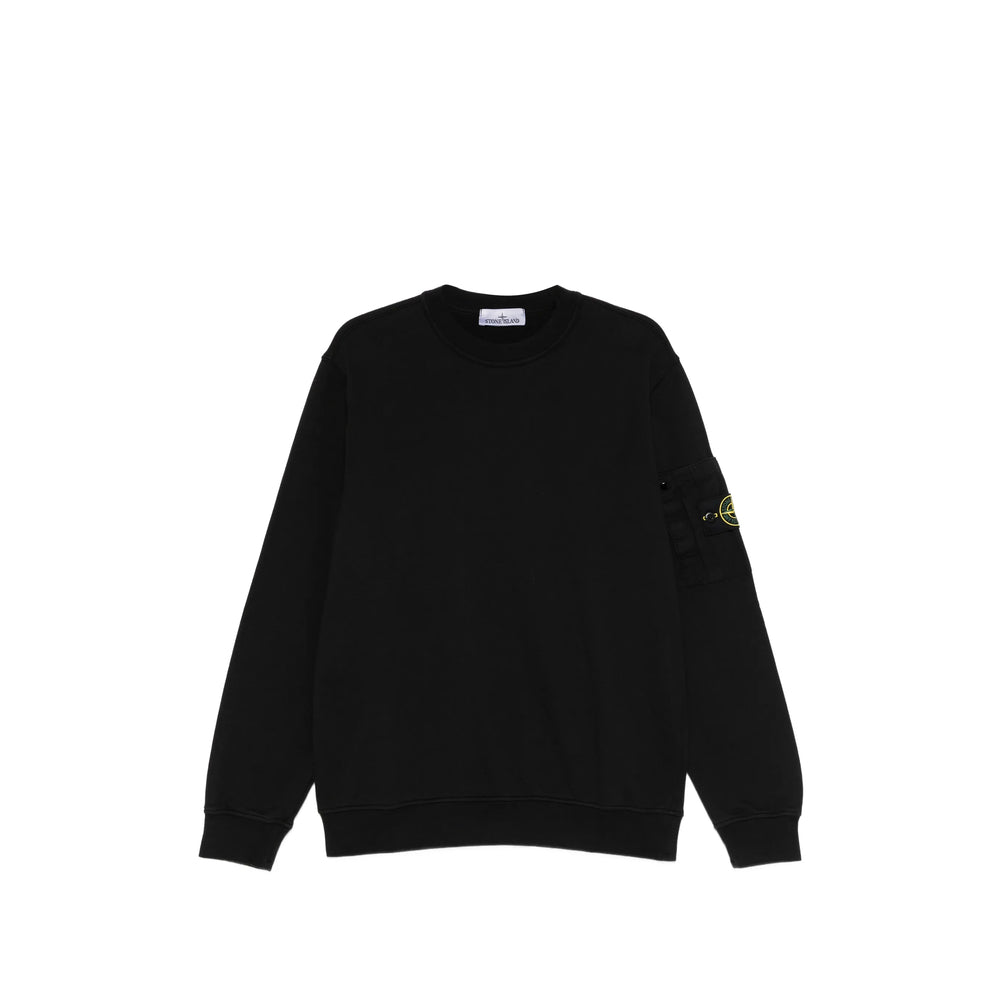 Stone Island Black Sweaters & Knitwear - Sweatshirts Men