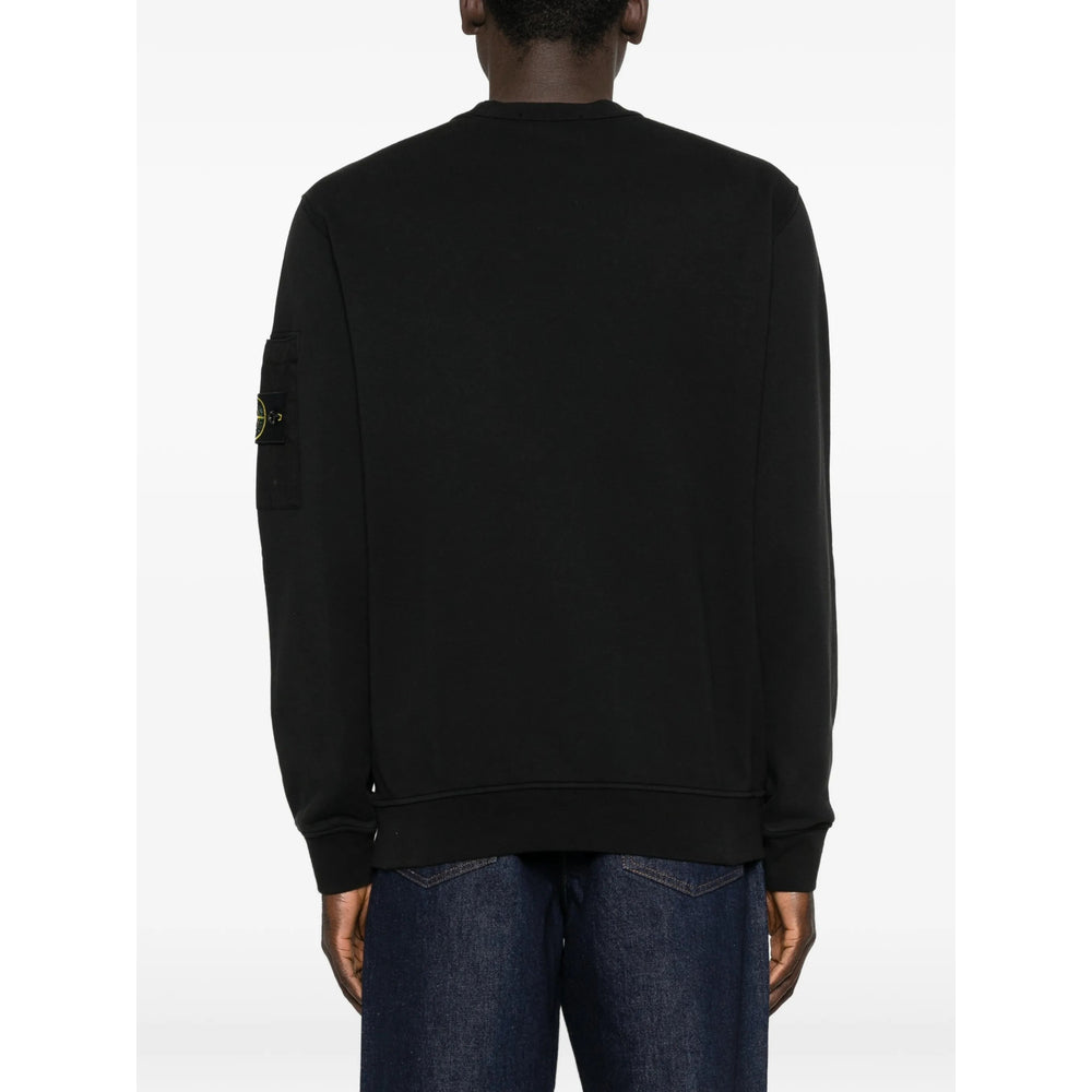 Stone Island Black Sweaters & Knitwear - Sweatshirts Men
