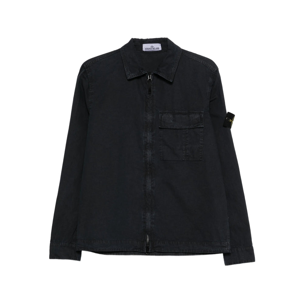 Stone Island Blue Jackets - Shirt Jackets Men