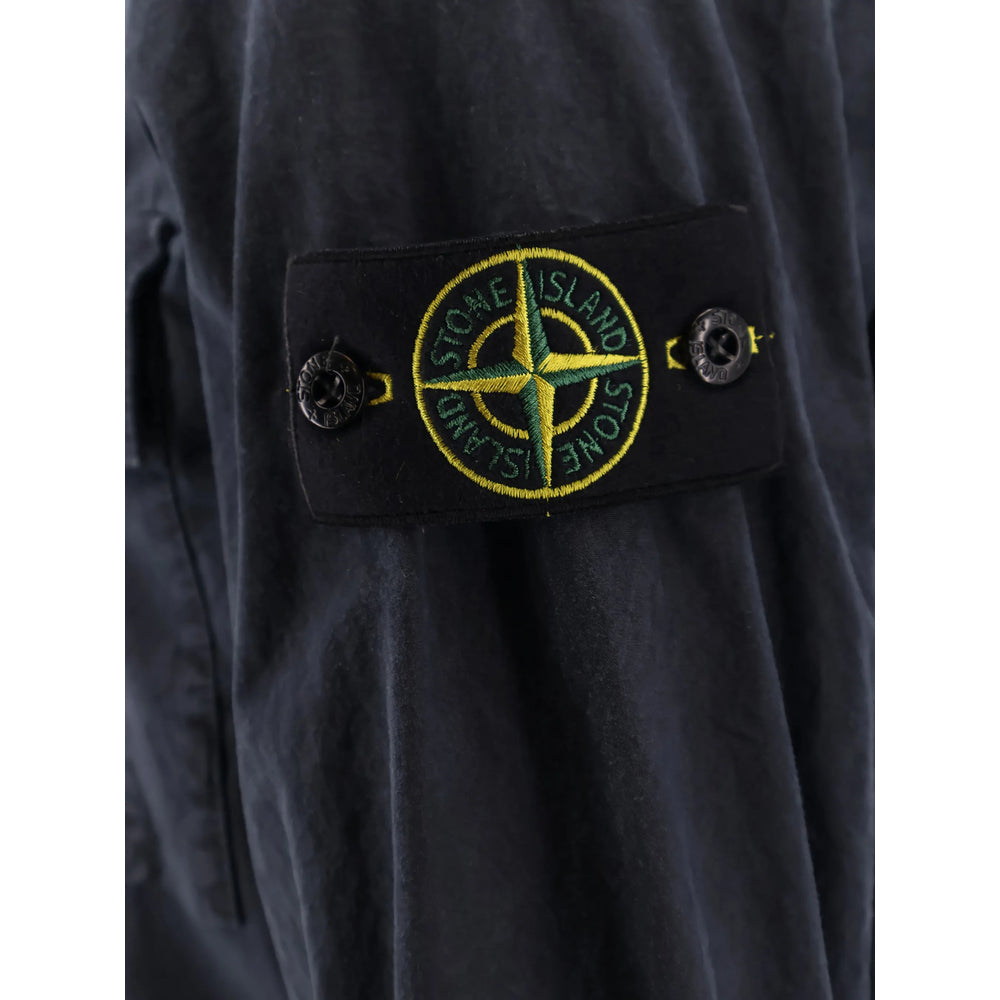 Stone Island Blue Jackets - Shirt Jackets Men
