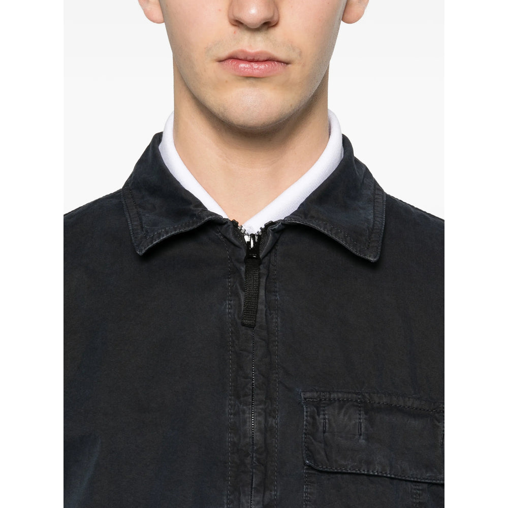 Stone Island Blue Jackets - Shirt Jackets Men