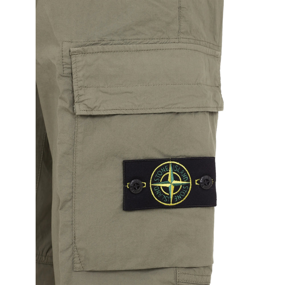 Stone Island Green Trousers - Tapered Trousers Men
