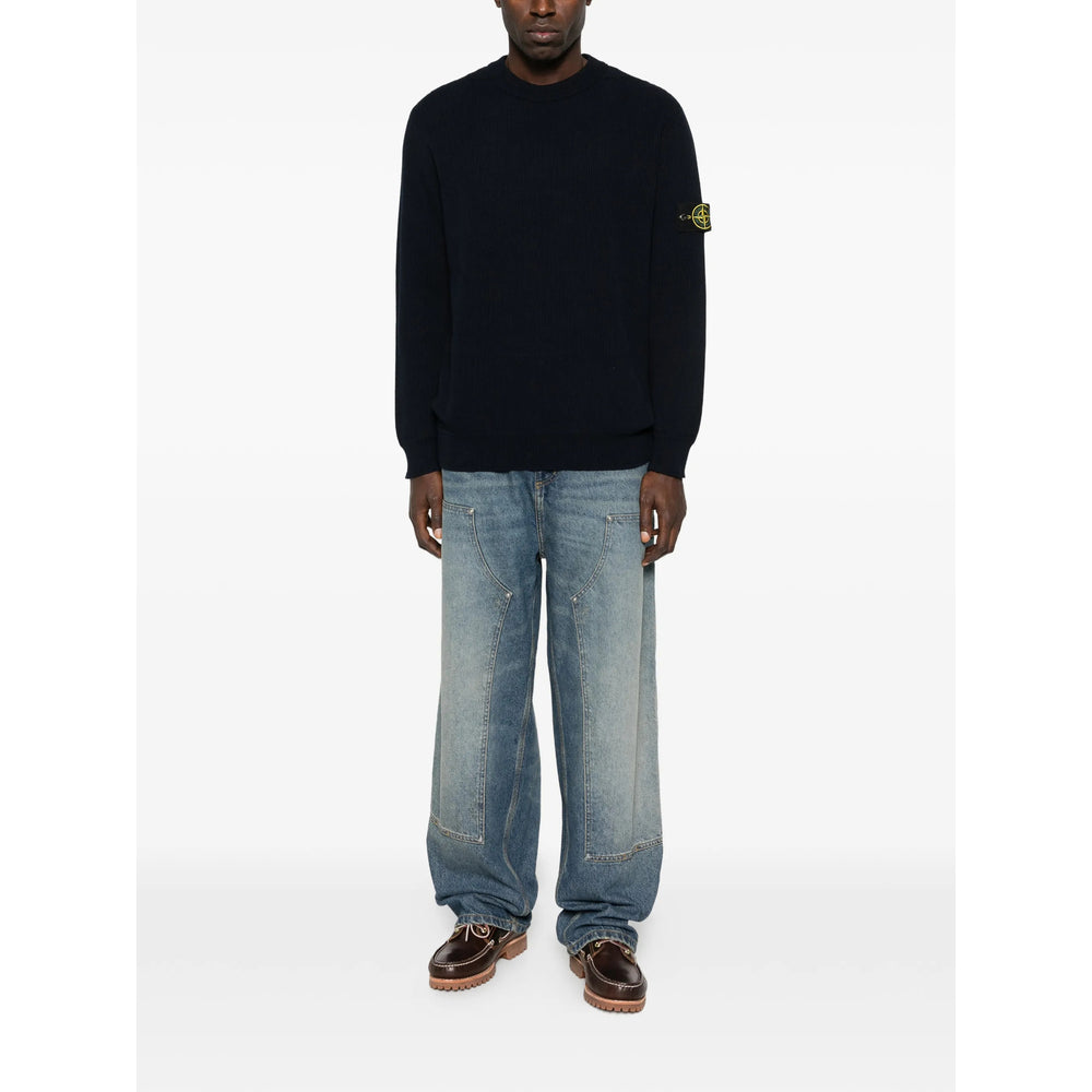 Stone Island Blue Sweaters & Knitwear - Jumpers Men