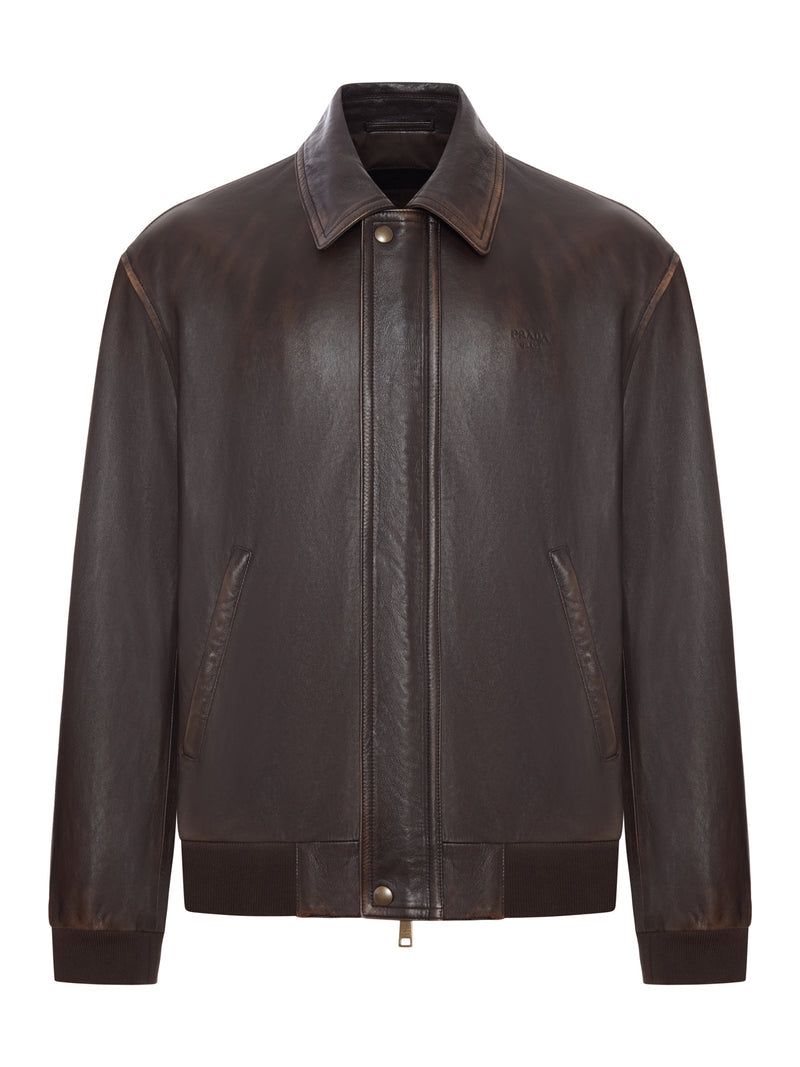 Prada Men Nappa Bomber Jacket