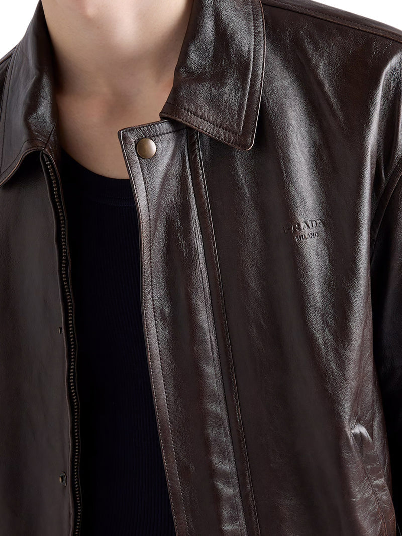 Prada Men Nappa Bomber Jacket
