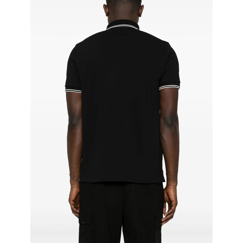 Stone Island Black Polo Shirts Men