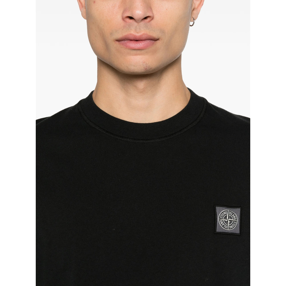 Stone Island Black T-Shirts & Vests - T-Shirts Men