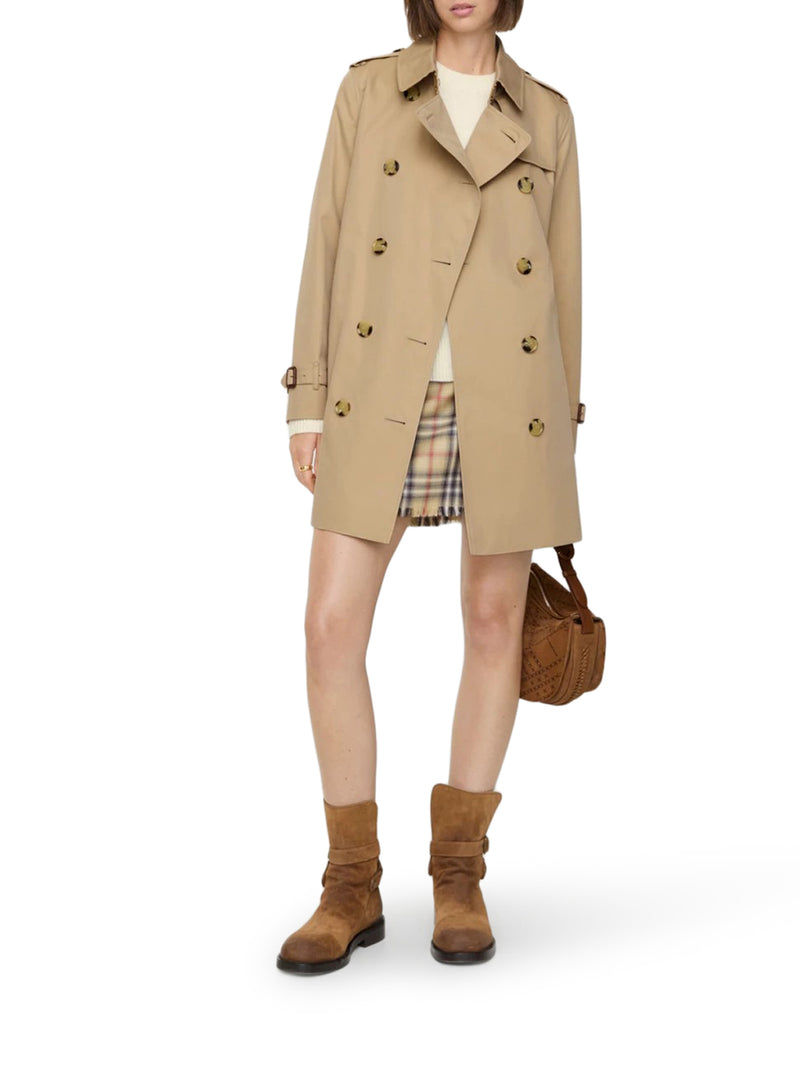 Burberry Women Heritage Kensington Short Trench Coat