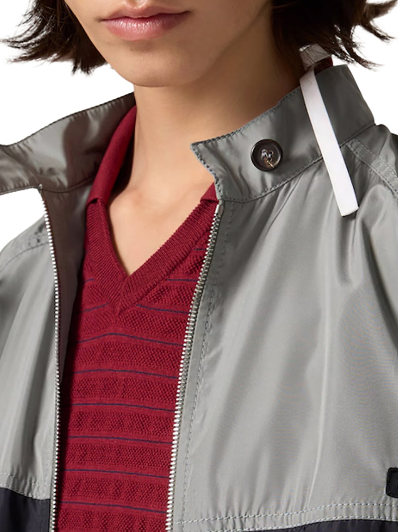 Miu Miu Women Tec Silk Blouson